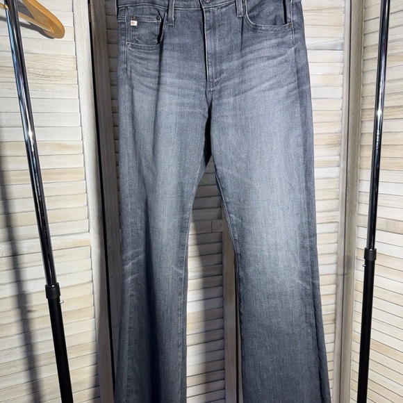 Ag Adriano Goldschmied Denim - EUC AG Adriano Goldschmied Farrah Boot High-Rise Jeans 30x32 Gray